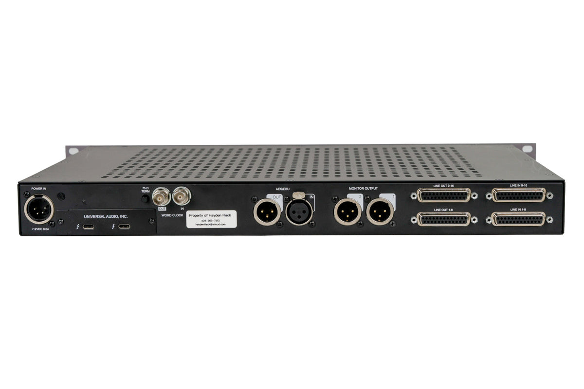 Universal Audio Apollo x16 16x18 Thunderbolt 3 Audio Interface #22072020100202 (Used)
