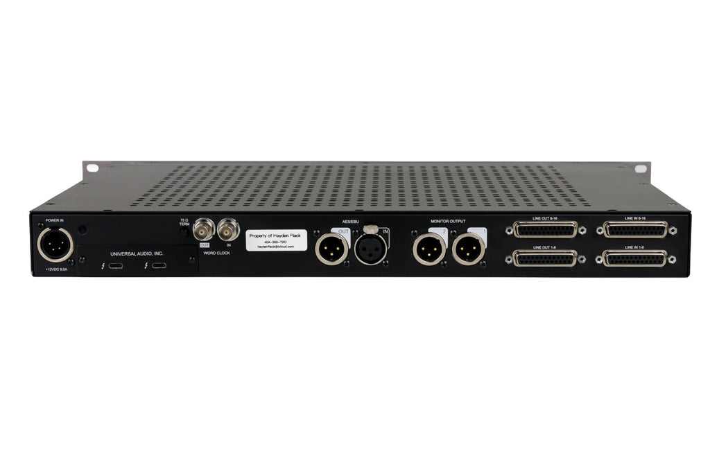 Universal Audio Apollo x16 16x18 Thunderbolt 3 Audio Interface #22112020100419 (Used)