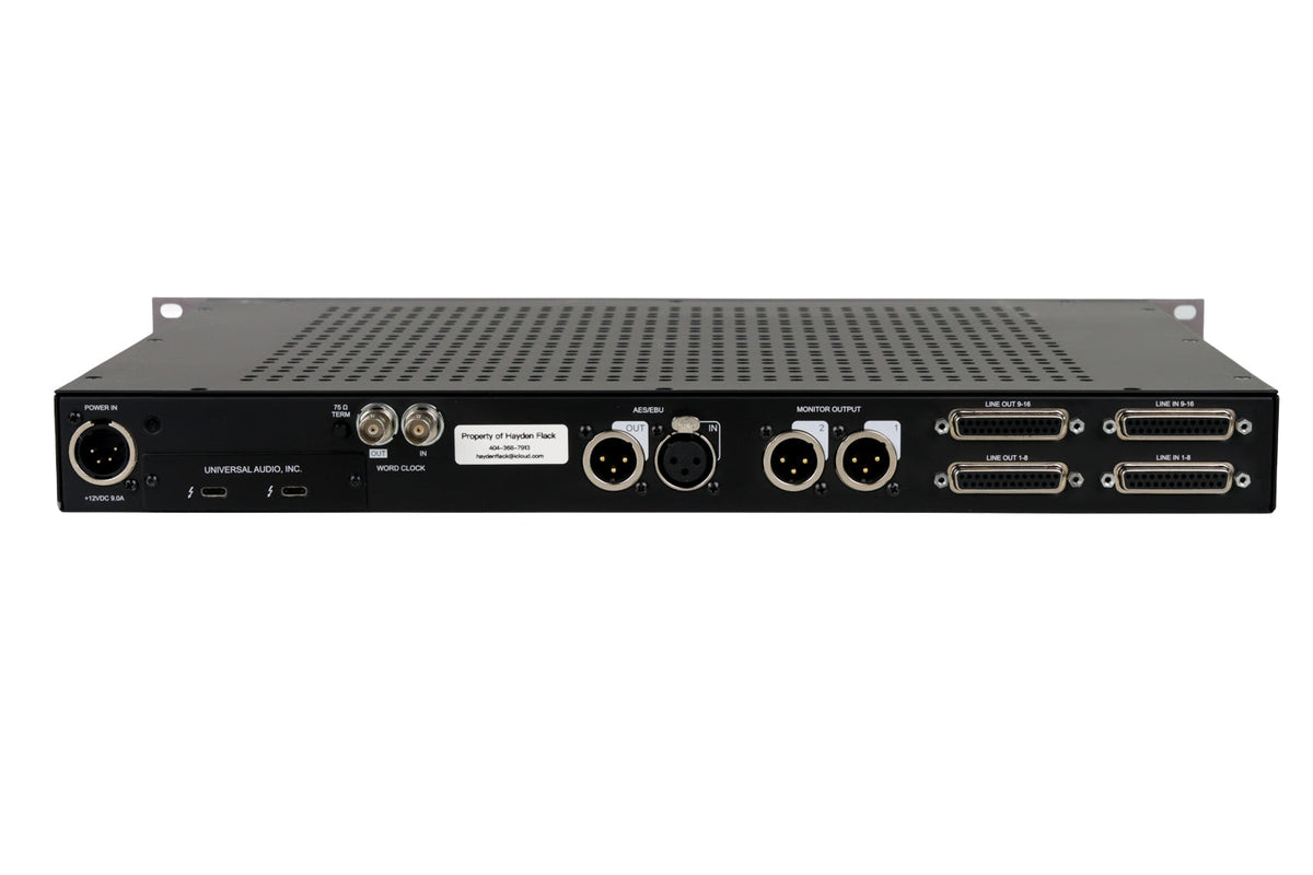 Universal Audio Apollo x16 16x18 Thunderbolt 3 Audio Interface #22112020100419 (Used)