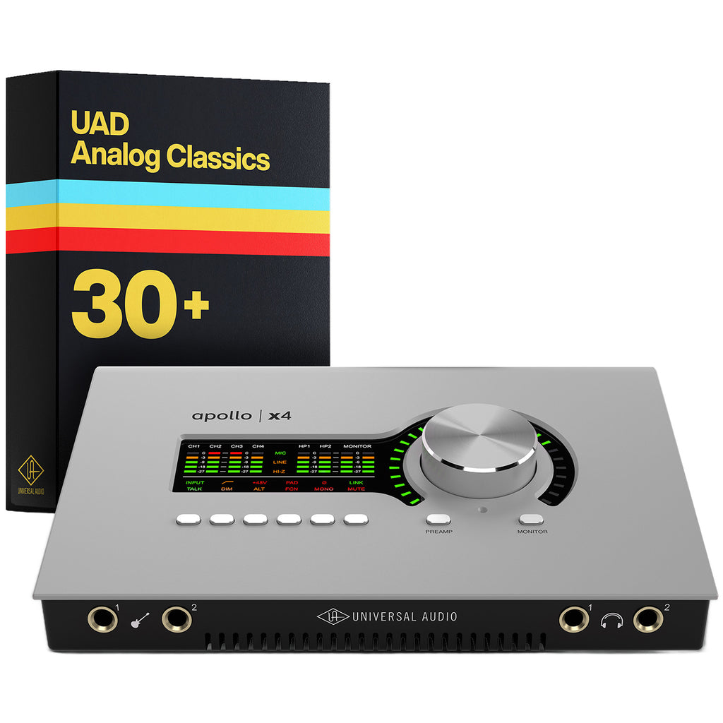 Universal Audio Apollo x4 Gen 2 Thunderbolt Audio Interface - UAD Analog Classics Edition