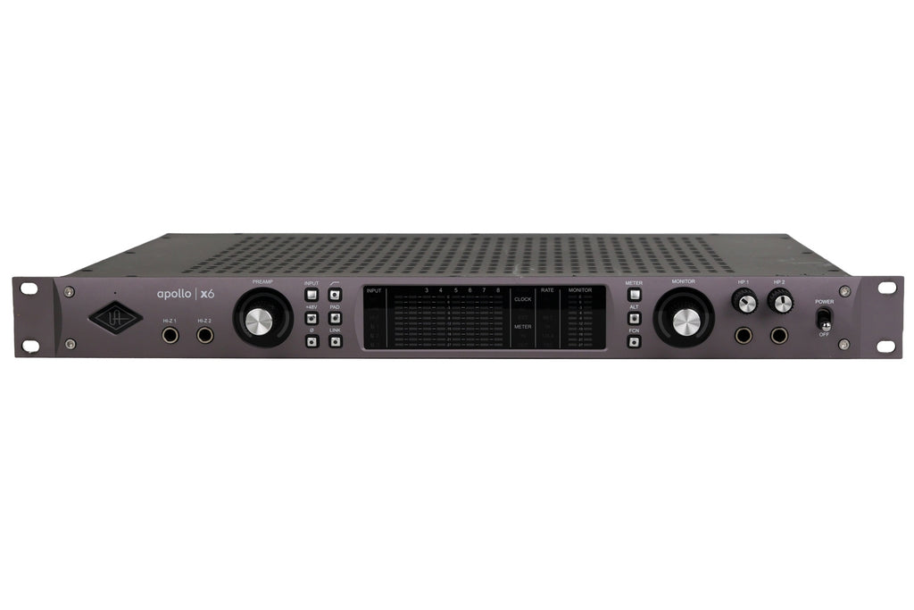 Universal Audio Apollo x6 16x22 Thunderbolt 3 Interface #18362019001087 (Used)
