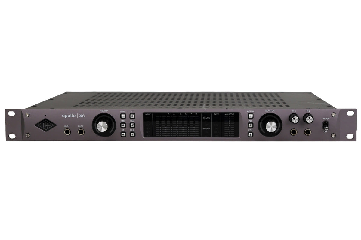 Universal Audio Apollo x6 16x22 Thunderbolt 3 Interface #18362019001087 (Used)