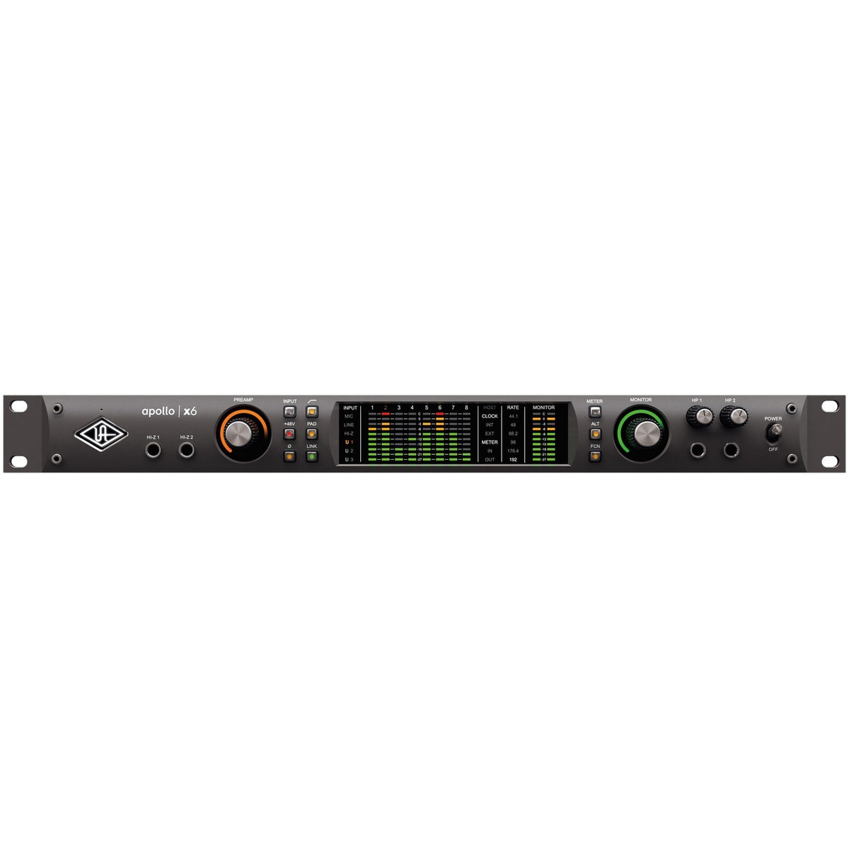 Universal Audio Apollo x6 16x22 Thunderbolt 3 Interface