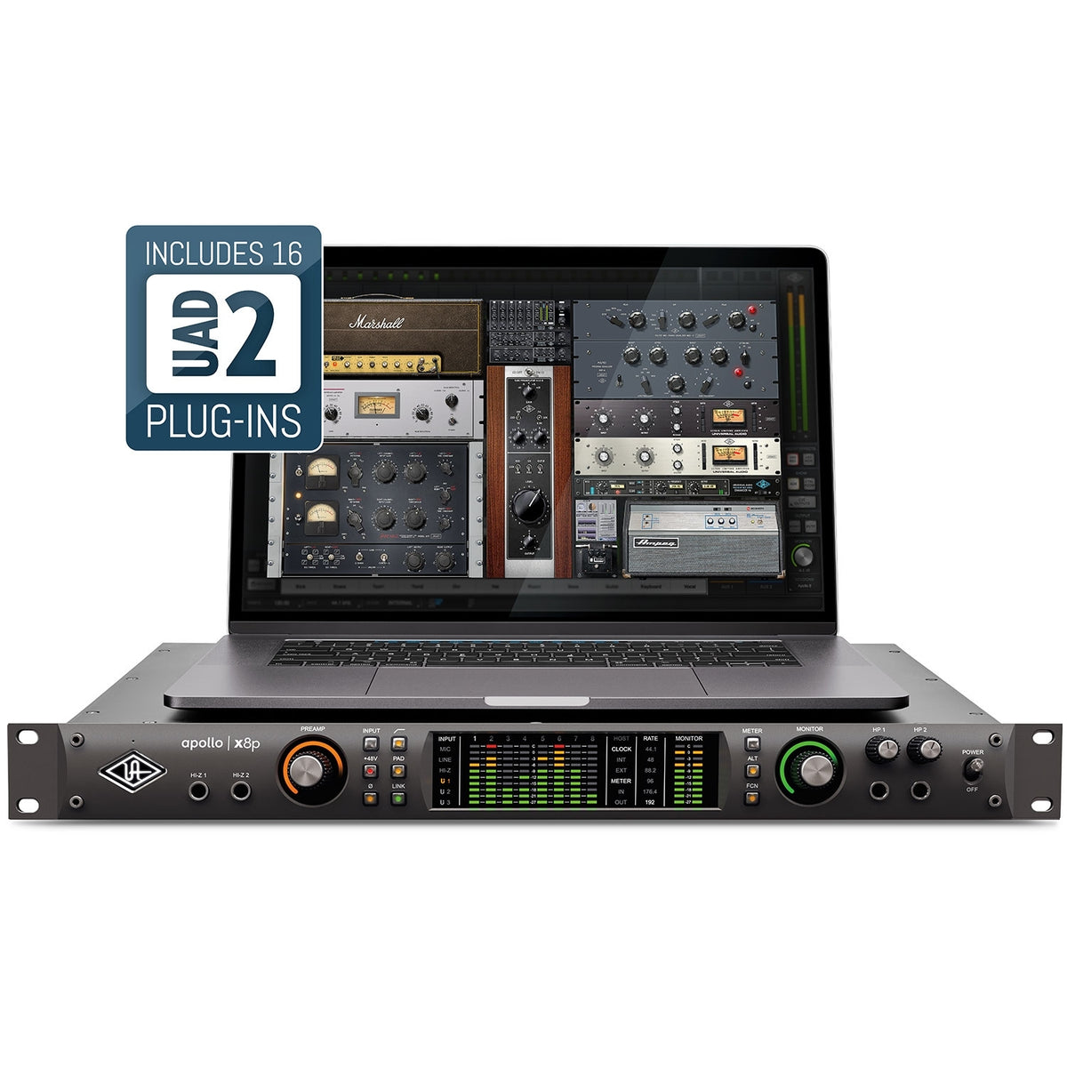 Universal Audio Apollo x8p 16x22 Thunderbolt 3 Interface