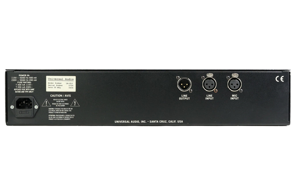 Universal Audio LA-610 Tube Channel Strip #2729 (Used)