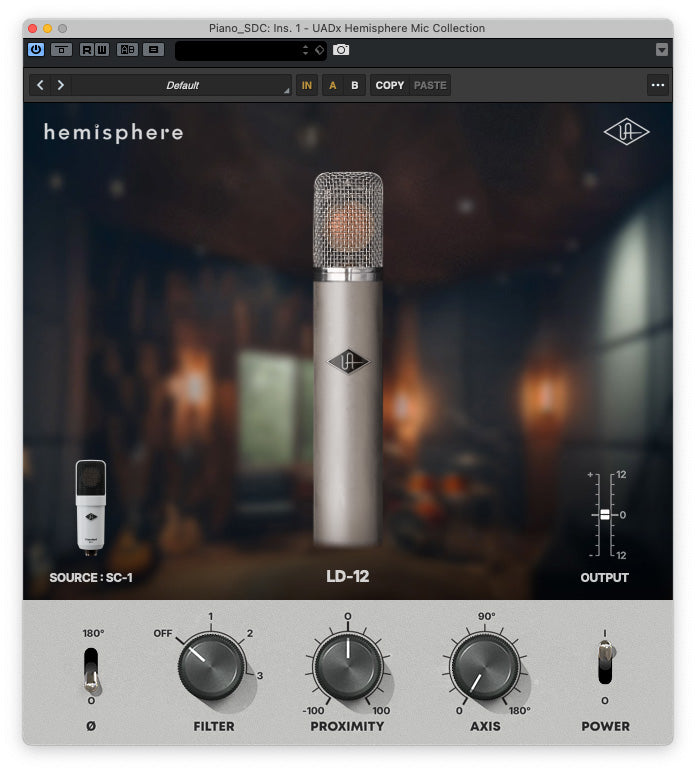 Universal Audio SC-1 Standard Condenser Microphone with Hemisphere Modeling