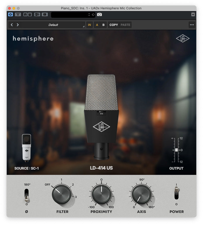 Universal Audio SC-1 Standard Condenser Microphone with Hemisphere Modeling