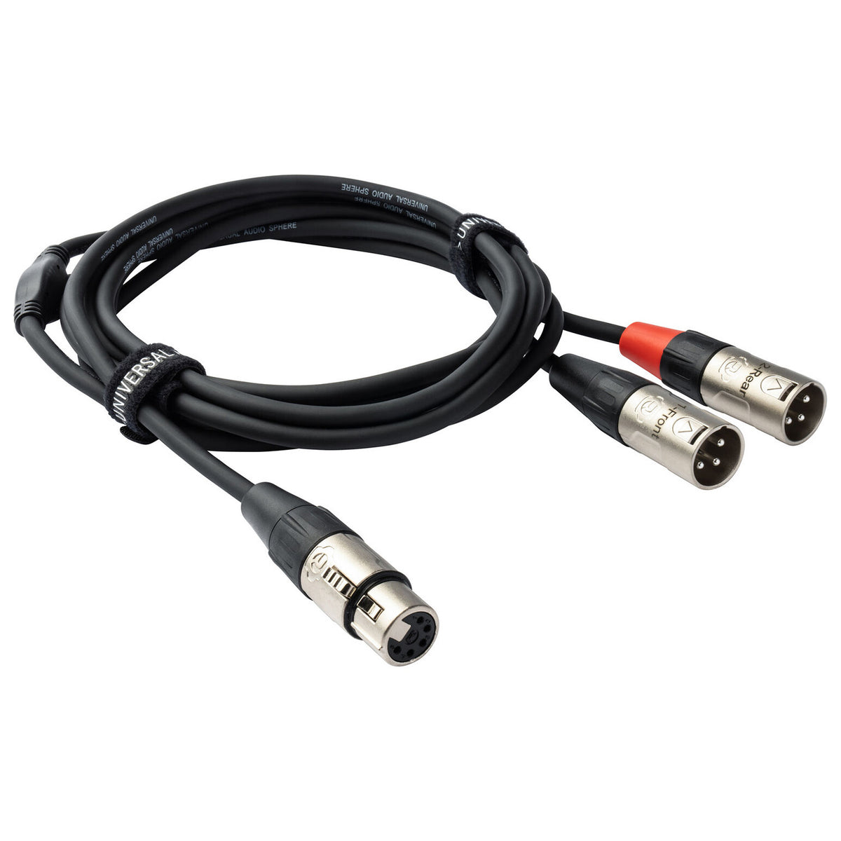 Universal Audio Sphere 5-Pin XLR Female to Dual 3-Pin XLR Male Breakout Cable - 10'