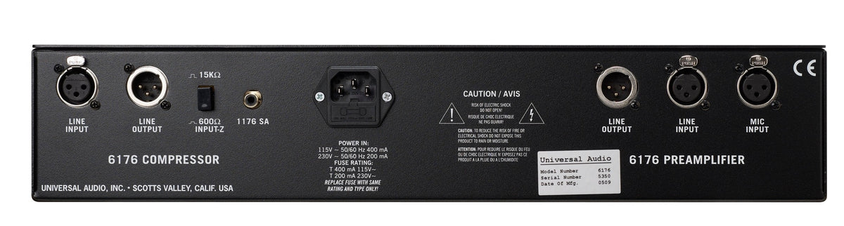 Universal Audio 6176 Tube Channel Strip