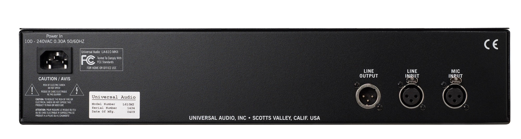 LA 610 MKII - Universal Audio LA 610 - UA LA 610 – Vintage King