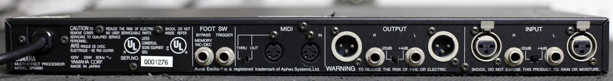 Yamaha SPX 990 (Used) – Vintage King