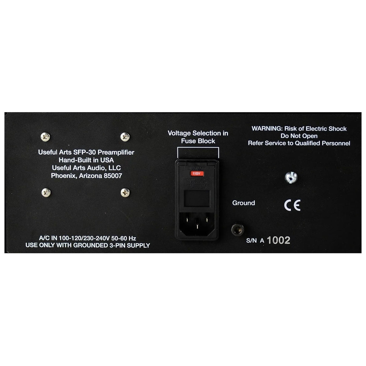 Useful Arts SFP-30 Single Channel Tube Microphone Preamp