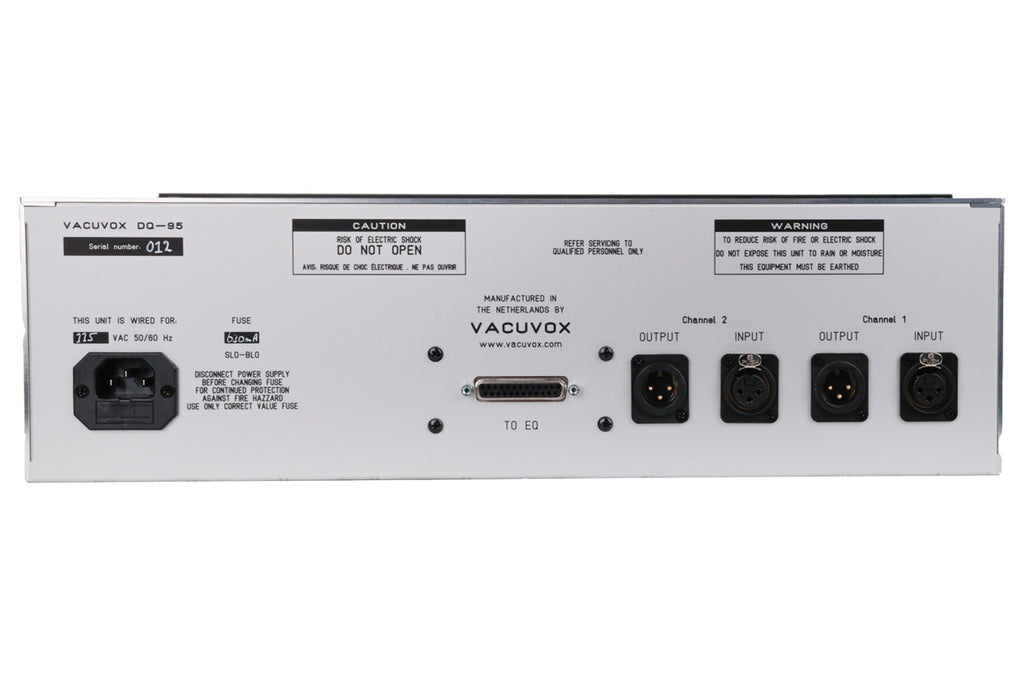 Vacuvox DQ-95 Stereo Mastering Equalizer