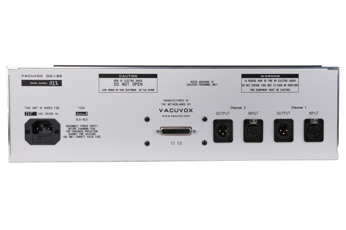Vacuvox DQ-95 Stereo Mastering Equalizer