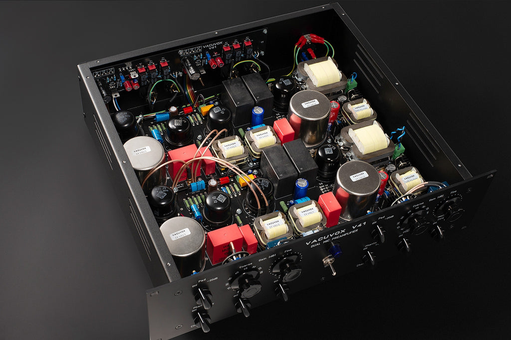 Vacuvox V41 Stereo/Dual-Mono Tube Microphone Preamp - Steel Tubes
