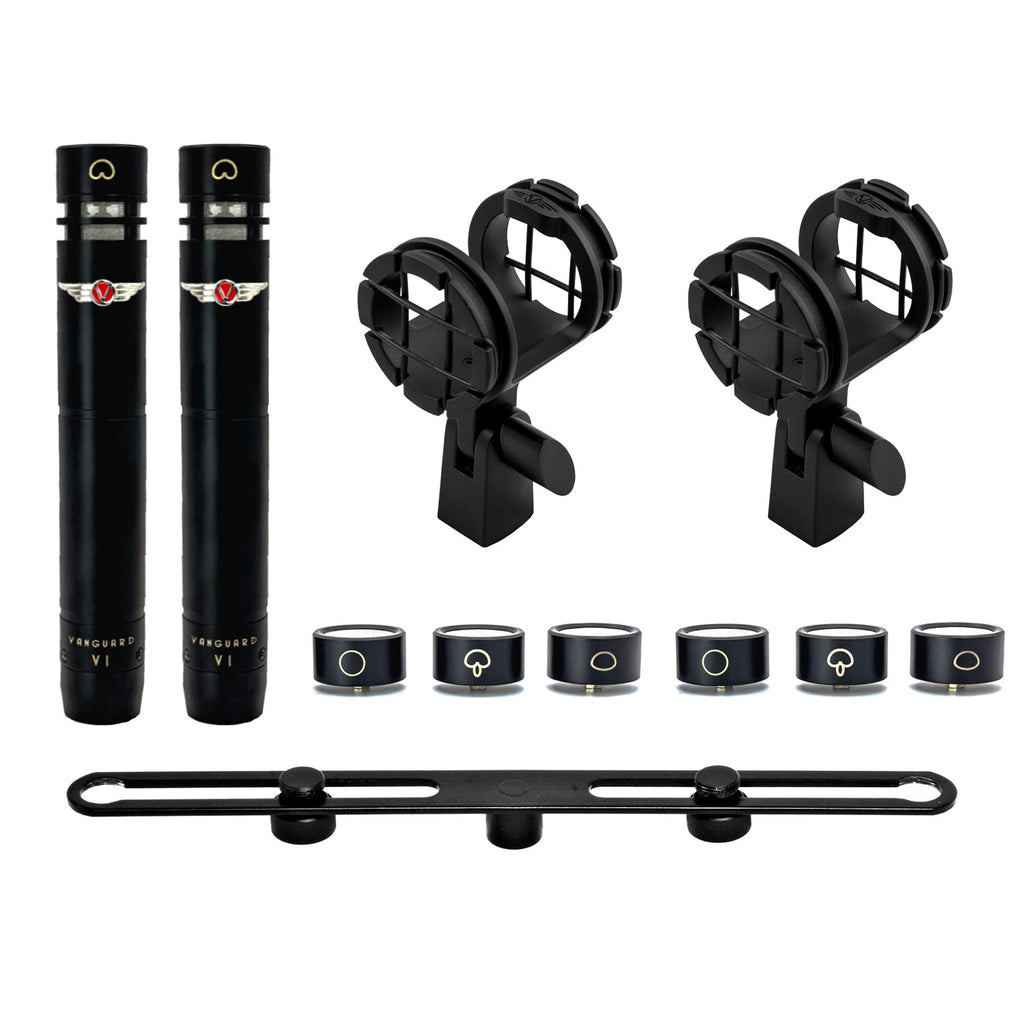Vanguard Audio Labs V1S Gen2 FET Pencil Condenser Microphone Stereo Kit - Black