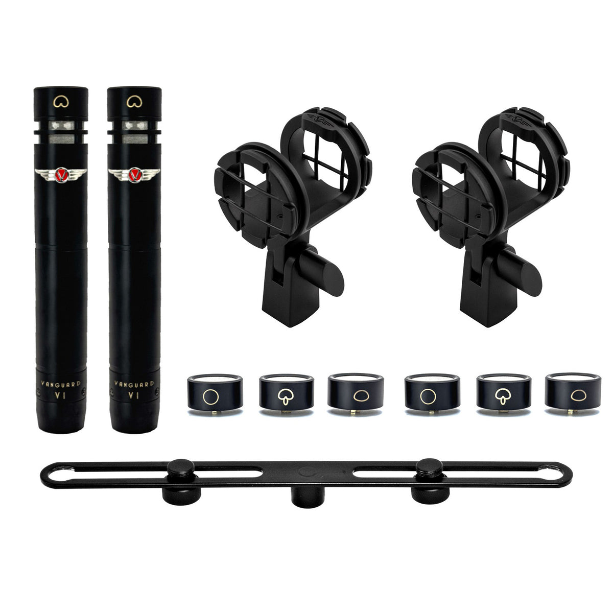 Vanguard Audio Labs V1S Gen2 FET Pencil Condenser Microphone Stereo Kit - Black