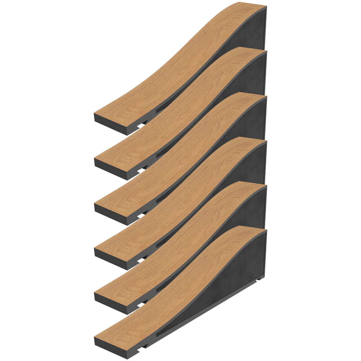 Vicoustic Flexi Wave Ultra Hybrid Acoustic Panel - 2', Natural Oak, 6-Pack