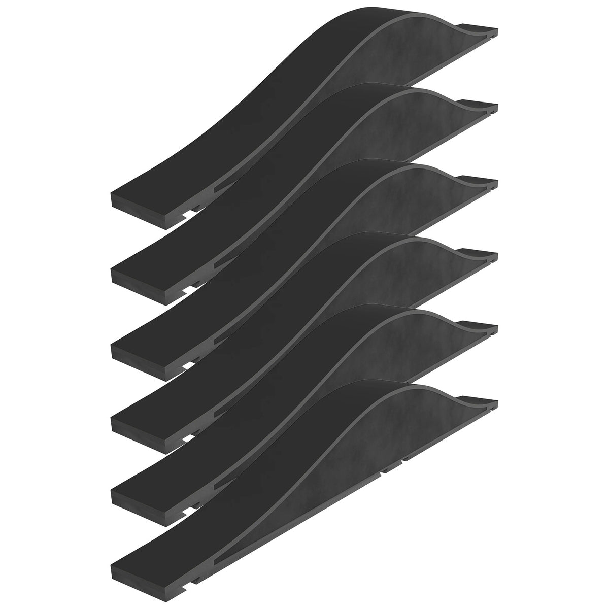 Vicoustic Flexi Wave Ultra Hybrid Acoustic Panel - 4', Black Matte, 6-Pack