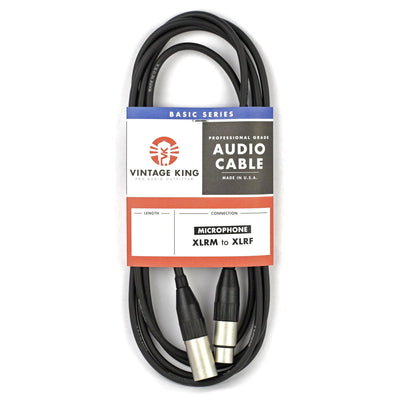 Vintage King Basic Series Microphone Cable - 10'