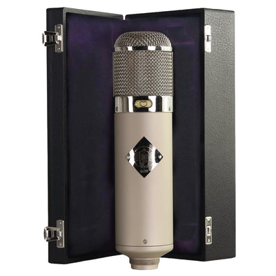 Vintage King Large Badge U47 Tube Condenser Microphone with Case