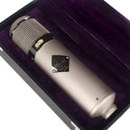 Vintage King Large Badge U47 Tube Condenser Microphone with Case