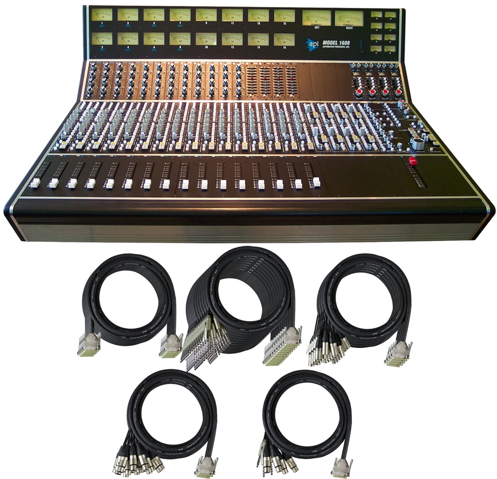 API 1608 16-Channel Vintage King Project Cable Kit - 20'
