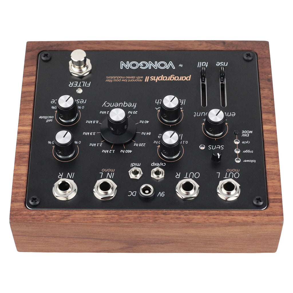 Vongon Paragraphs II 4-Pole Resonant Low Pass Filter Pedal (Demo Deal)