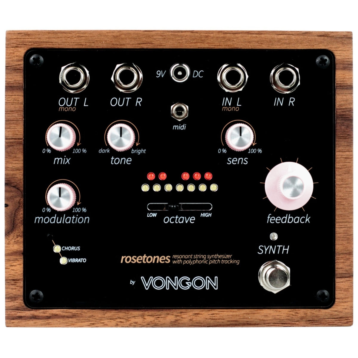 Vongon Rosetones Resonant String Synthesizer Pedal