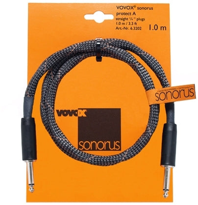 Vovox Sonorus Protect A Instrument Cable - Straight, 3.3 ft