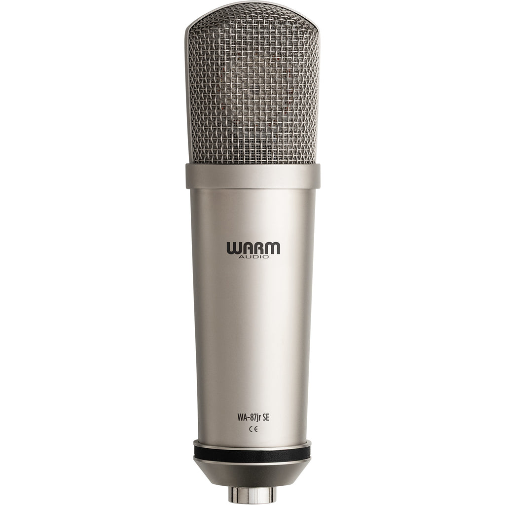 Warm Audio WA-87jr SE Studio Essentials Large Diaphragm Cardioid FET Condenser Microphone - Nickel