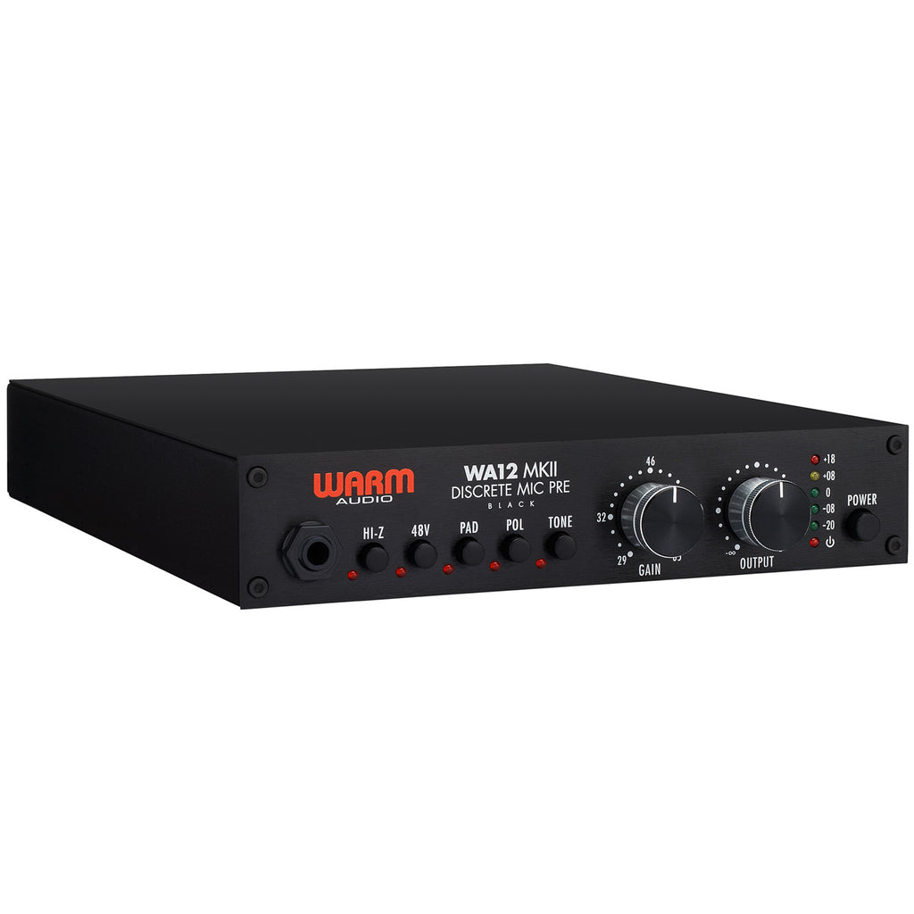 Warm Audio WA12 MKII Discrete Microphone Preamp - Black