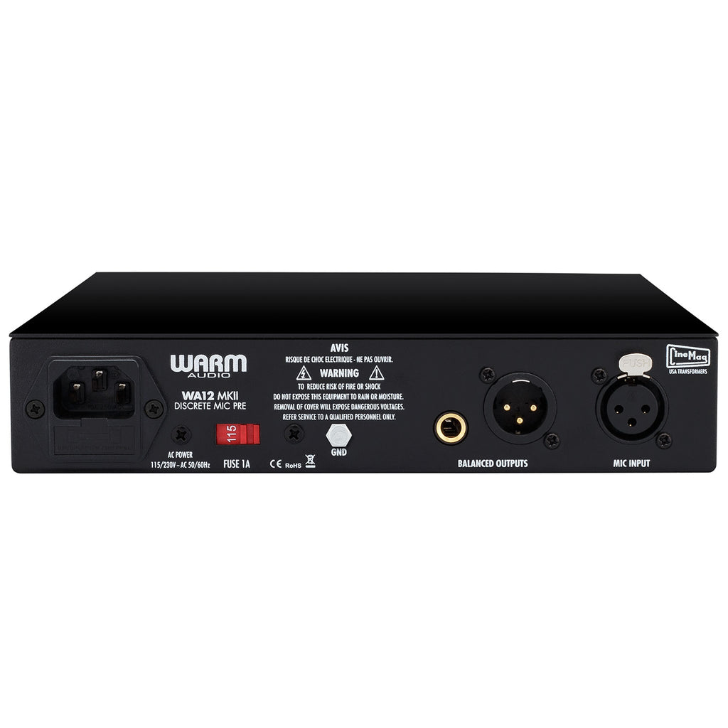 Warm Audio WA12 MKII Discrete Microphone Preamp - Black