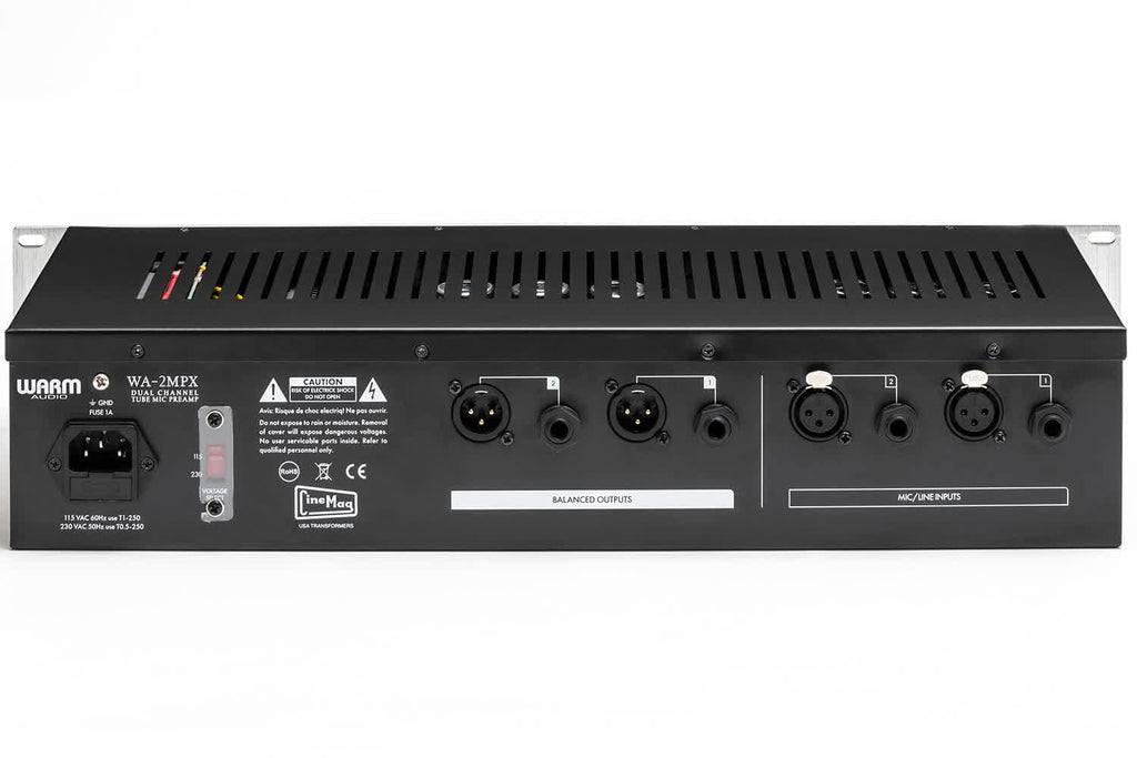 Warm Audio WA-2MPX Dual-Channel Tube Microphone Preamp