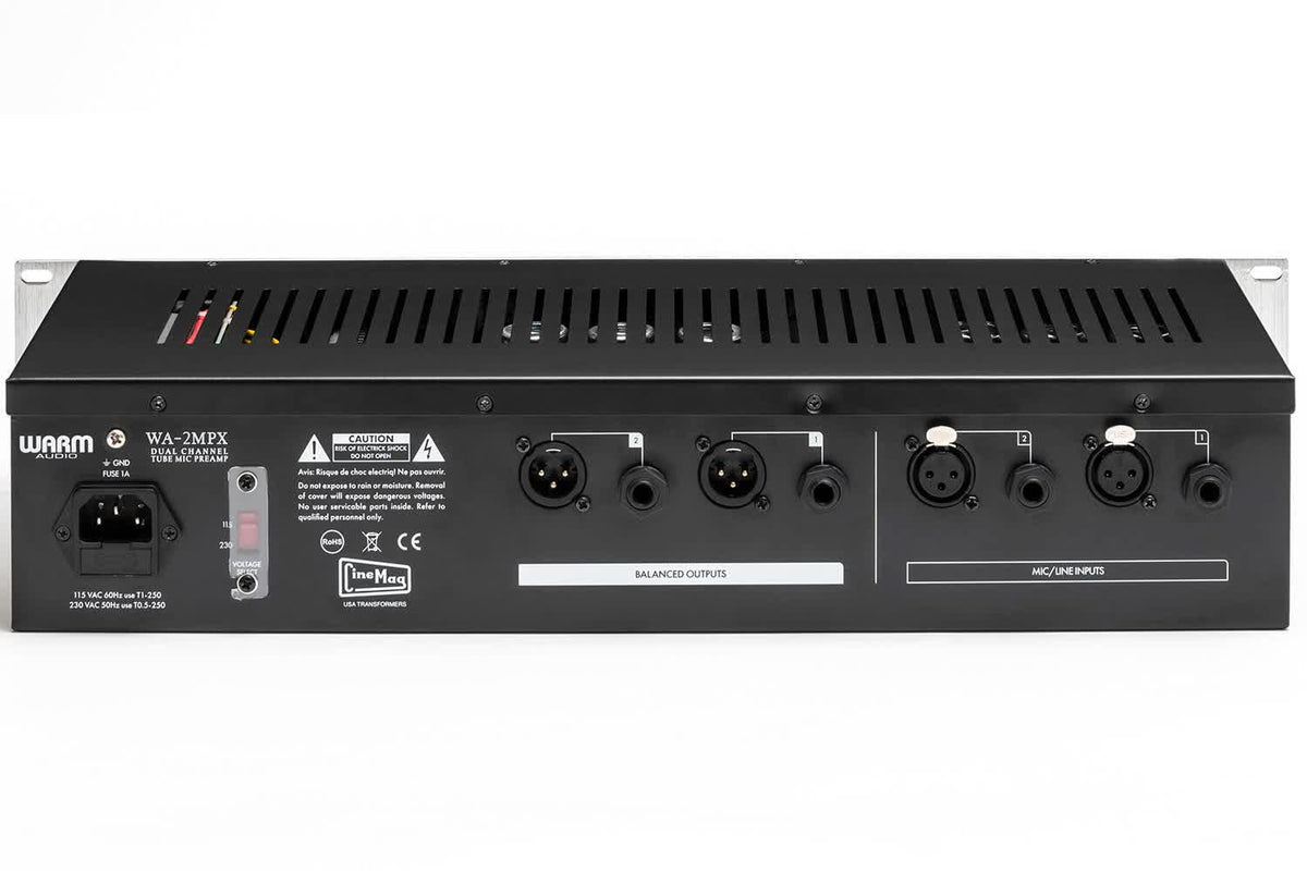 Warm Audio WA-2MPX Dual-Channel Tube Microphone Preamp