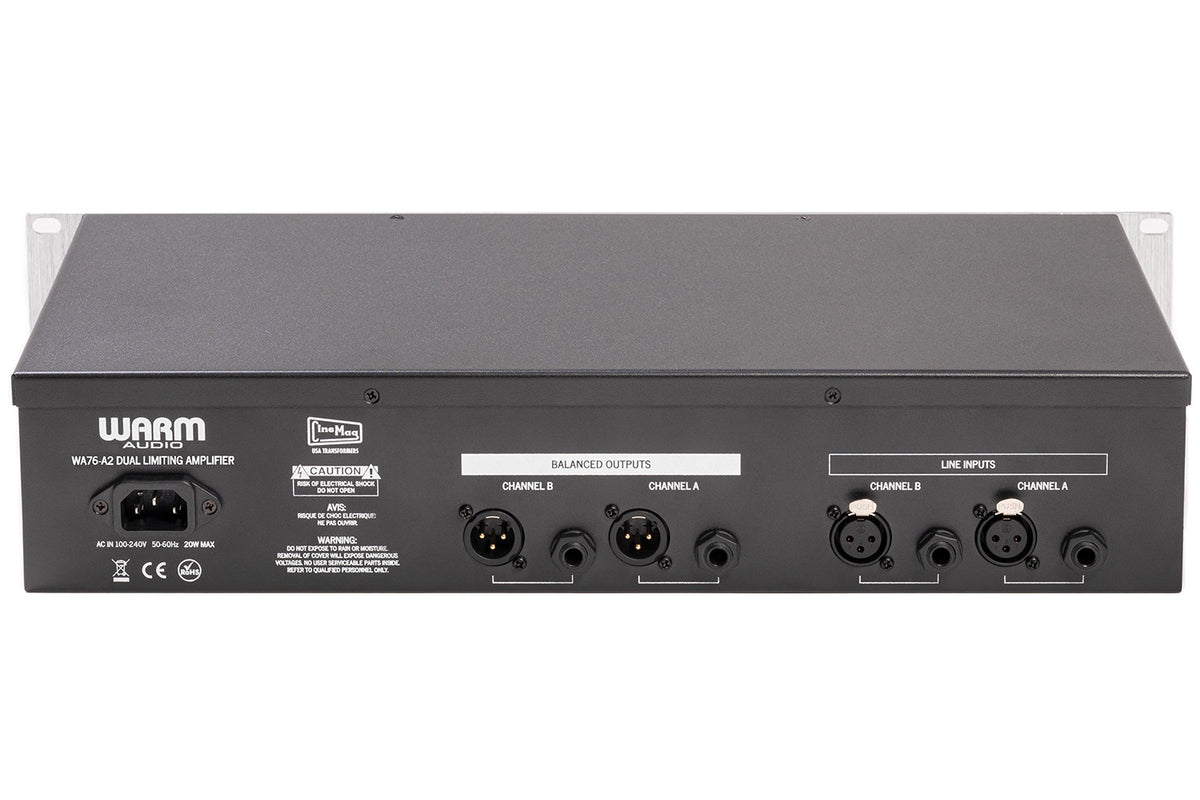 Warm Audio WA76-A2 Dual-Channel Vintage-Voiced Discrete FET Compressor