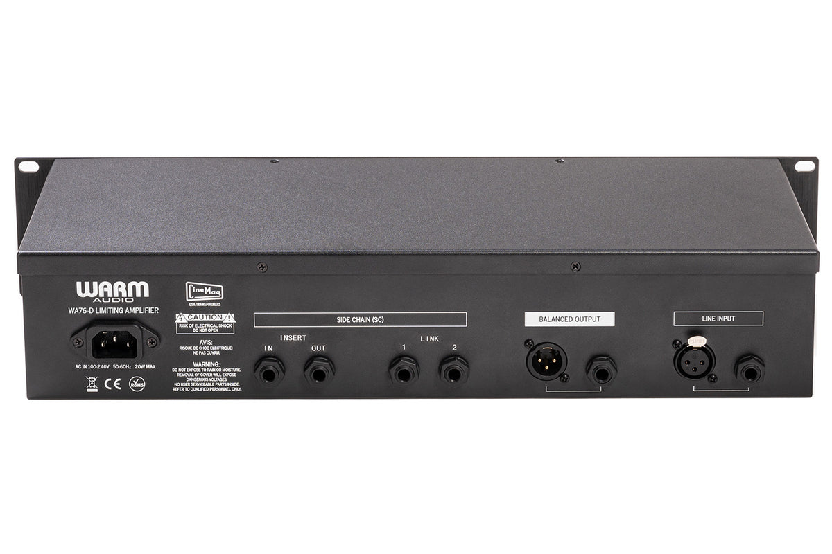 Warm Audio WA76-D Single-Channel Clean Gain Discrete FET Compressor