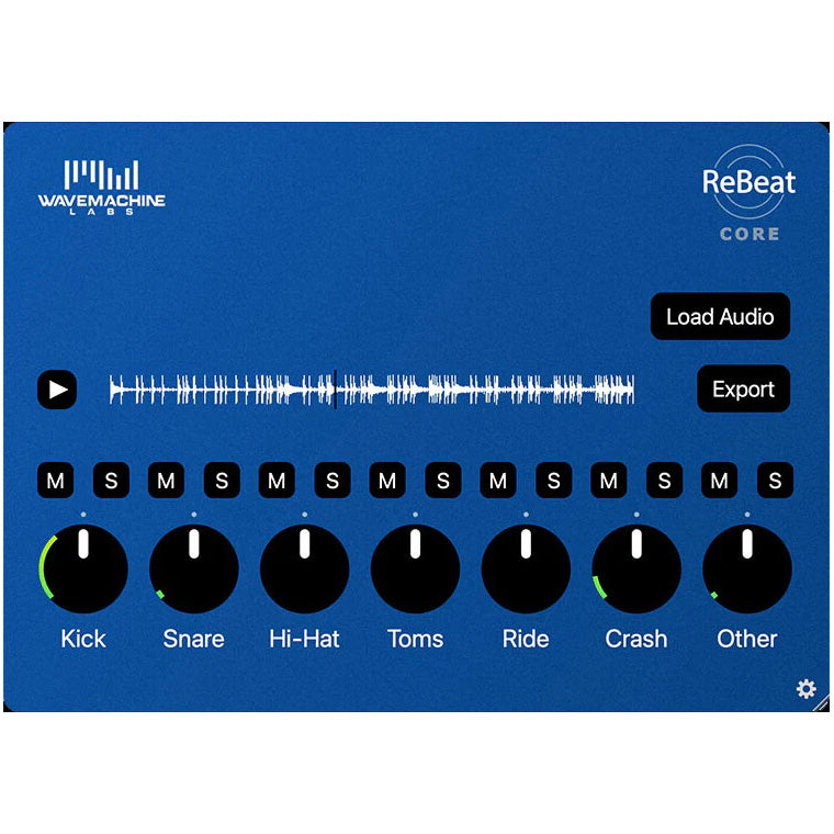 WaveMachine Labs ReBeat Core Stem Separator for Drums - Electronic Delivery