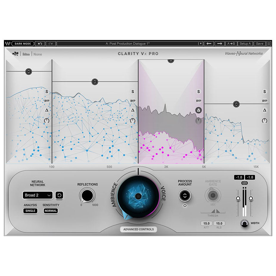 Waves Audio Clarity Vx Pro Noise Reduction Software - Electronic Delivery