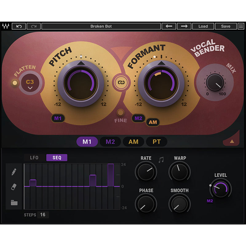 Waves Vocal Bender Vocal Manipulation Plug-in - Electronic Delivery