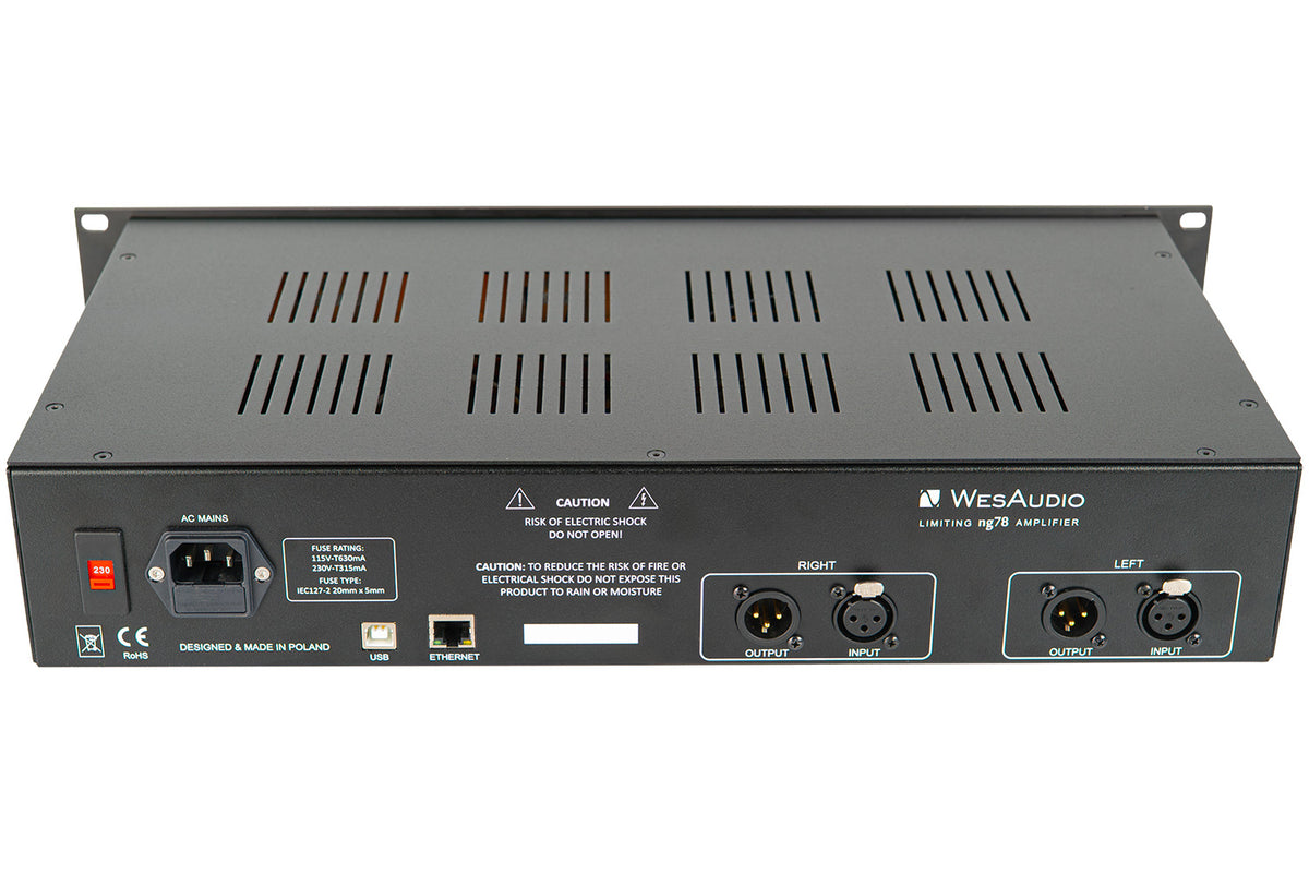 WesAudio ng78 Stereo FET Compressor with Digital Recall