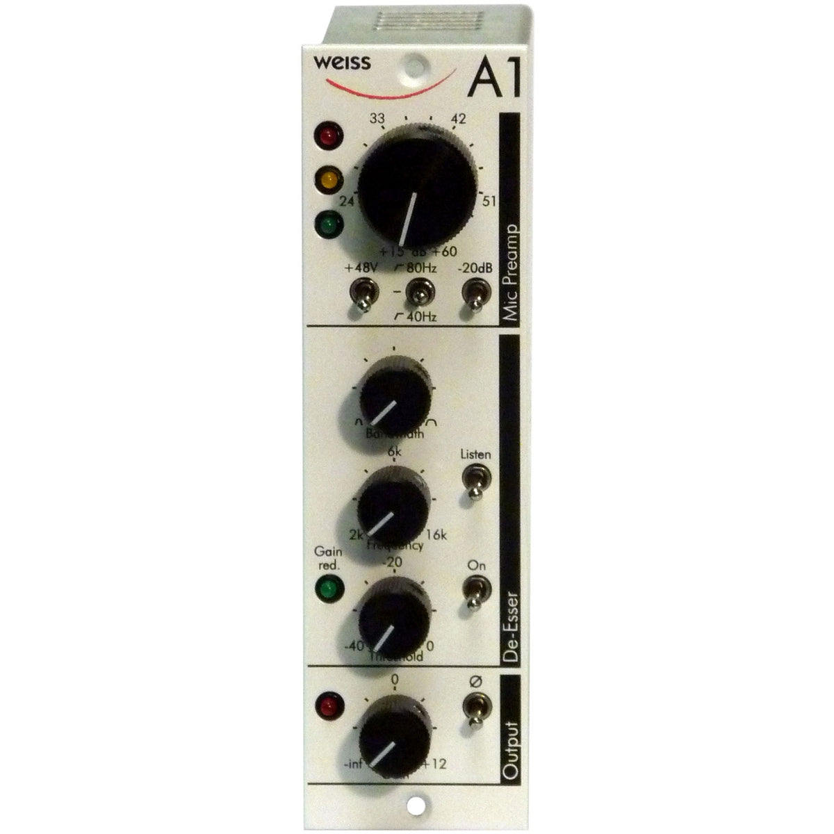 Weiss A1 500 Series Microphone Preamp/De-Esser (Demo Deal)