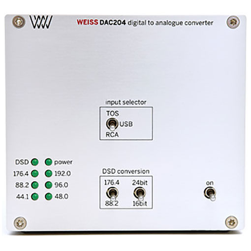 Weiss Engineering DAC204 MK2 D/A Converter plus DSP/DSD Interface with DSD to PCM Conversion