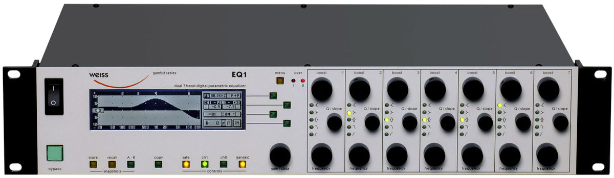 Weiss EQ1-DYN-LP Combo Dual 7-Band Digital EQ
