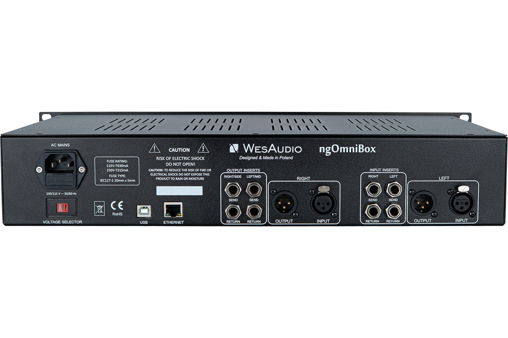 WesAudio ngOmniBox Analog Mix and Master Processor