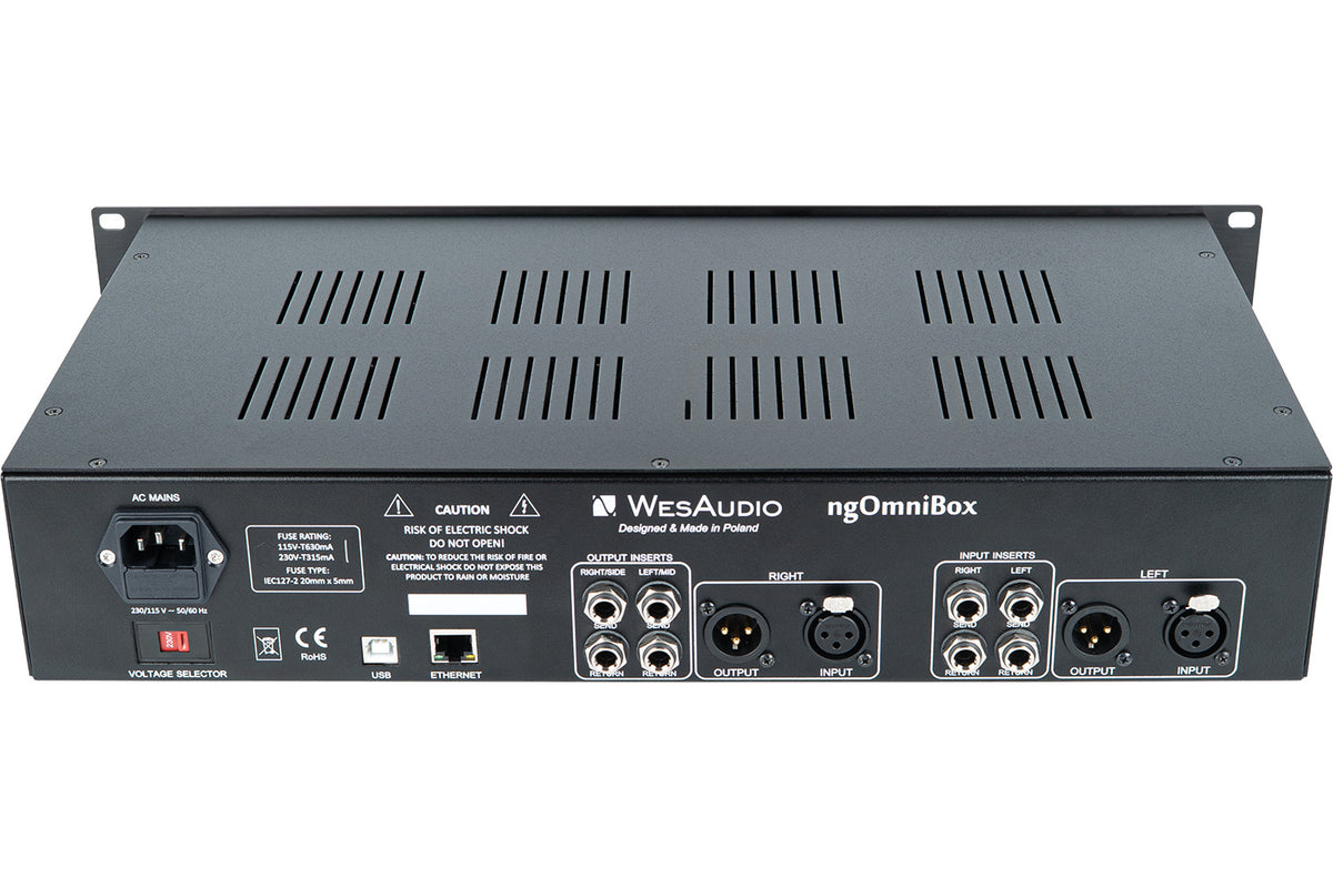WesAudio ngOmniBox Analog Mix and Master Processor