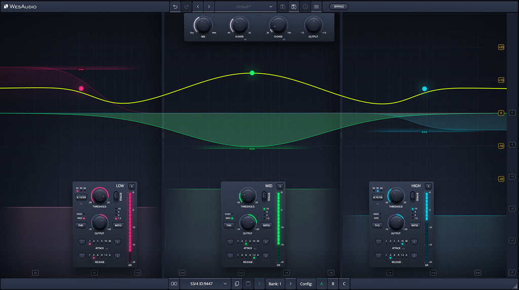 WesAudio _Pandora 500 Series Multiband Compressor with Digital Recall