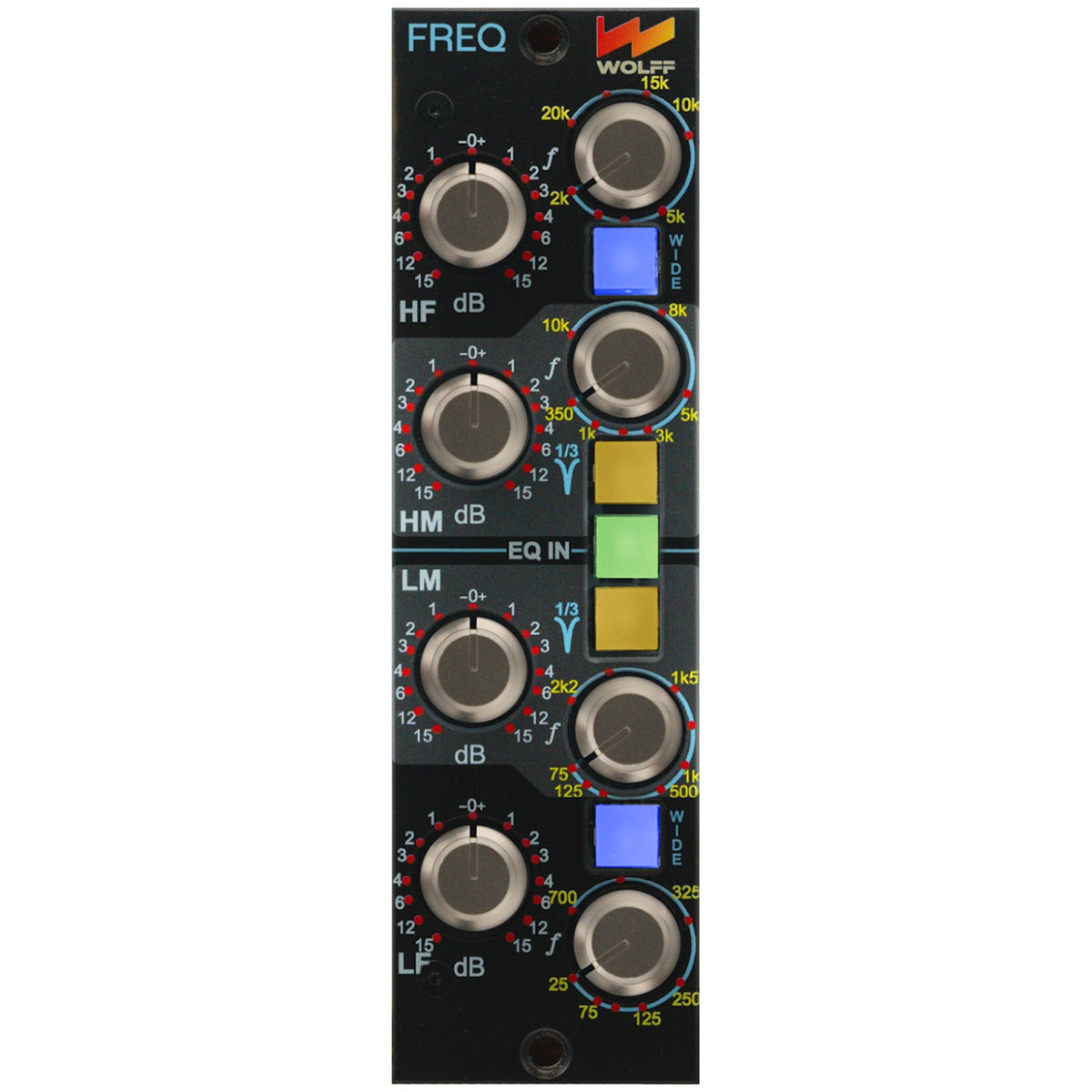Wolff Audio FREQ 500 Series 4-Band Parametric Equalizer
