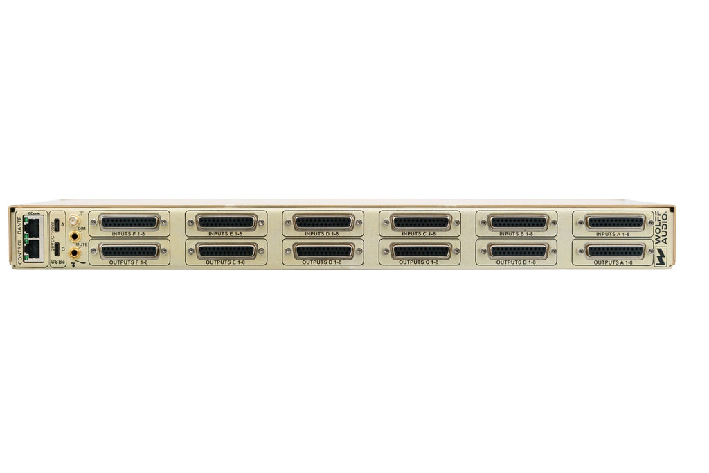 Wolff Audio ProPatch 128R 64-in/64-out Digitally-Controlled Analog Patch Bay