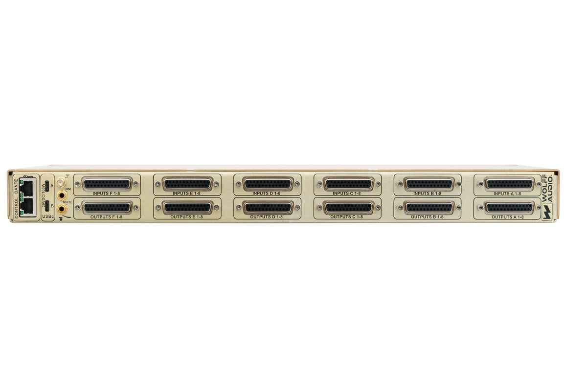 Wolff Audio ProPatch 128R 64-in/64-out Digitally-Controlled Analog Patch Bay